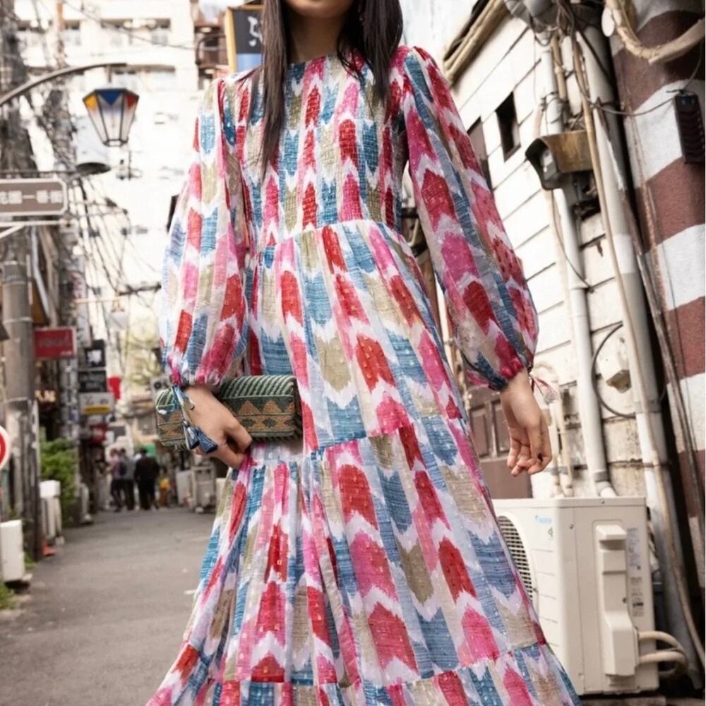 Oliphant Smocked Top Maxi Dress